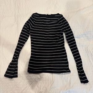 Madewell XS Black and White Striped Women's Top